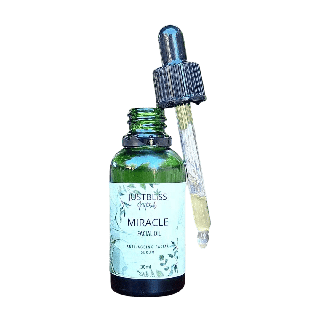 Miracle Facial Oil with Prickly Pear &amp; Frankincense – Radiant, Balanced Skin - JUSTBLiSS Naturals