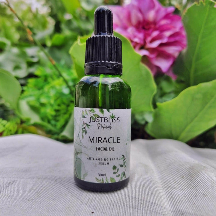 Miracle Facial Oil with Prickly Pear &amp; Frankincense – Radiant, Balanced Skin - JUSTBLiSS Naturals