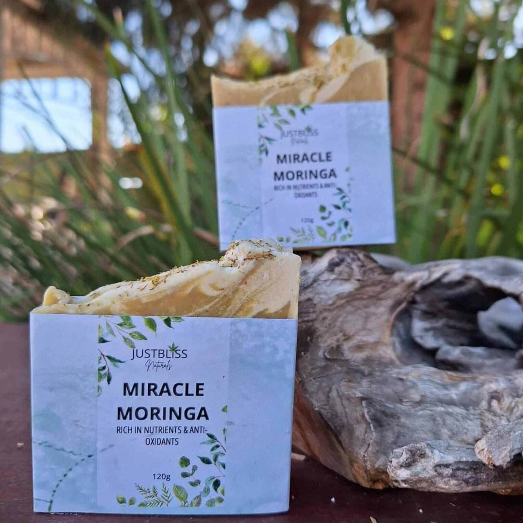 Miracle Moringa Soap Bar – Antioxidant Vegan Cleanser for Radiant Skin - JUSTBLiSS Naturals