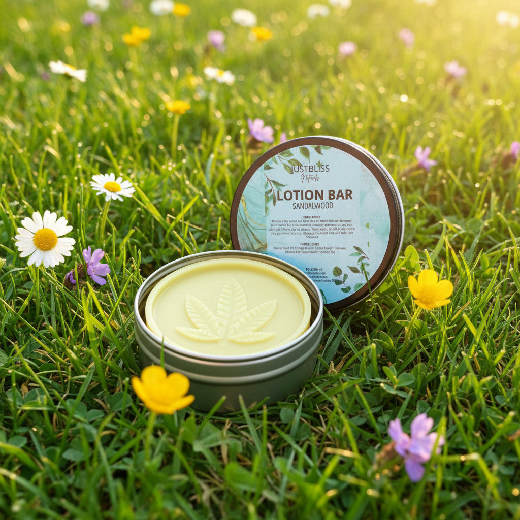 Moisturizing Lotion Bar – Plant-Based, Solid Relief for Dry Skin - JUSTBLiSS Naturals