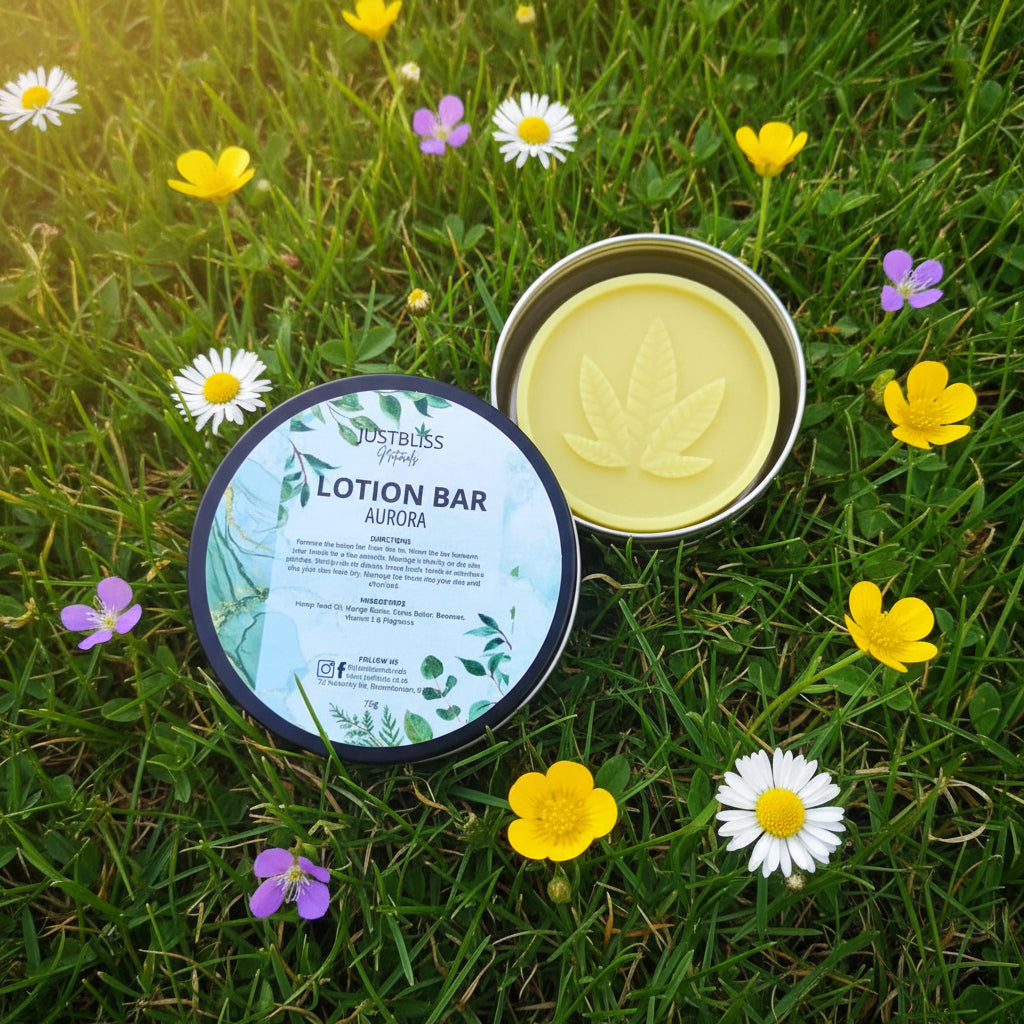 Moisturizing Lotion Bar – Plant-Based, Solid Relief for Dry Skin - JUSTBLiSS Naturals