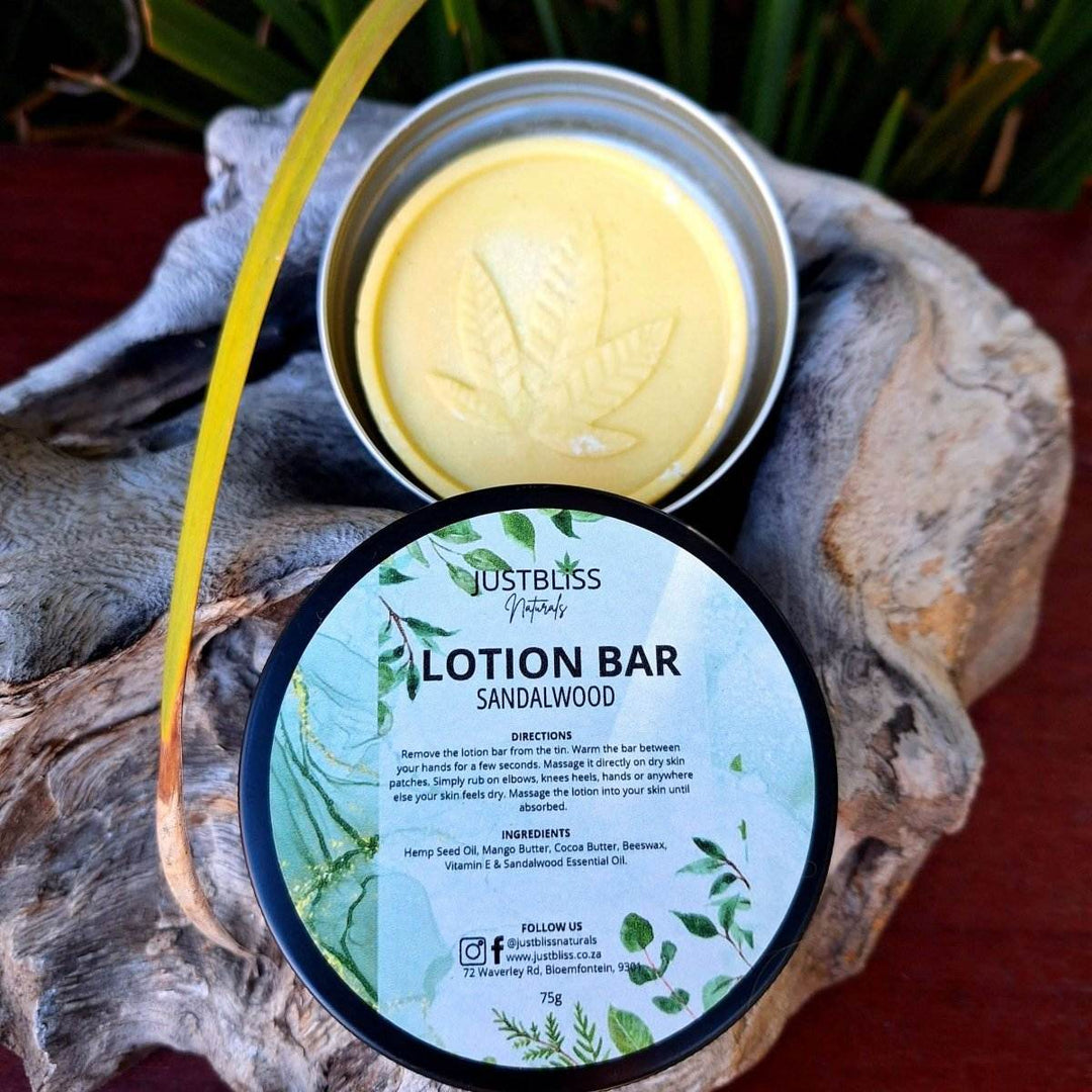 Moisturizing Lotion Bar – Plant-Based, Solid Relief for Dry Skin - JUSTBLiSS Naturals