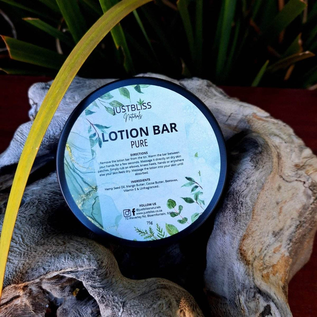 Moisturizing Lotion Bar – Plant-Based, Solid Relief for Dry Skin - JUSTBLiSS Naturals