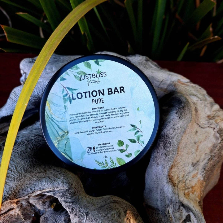 Moisturizing Lotion Bar – Plant-Based, Solid Relief for Dry Skin - JUSTBLiSS Naturals