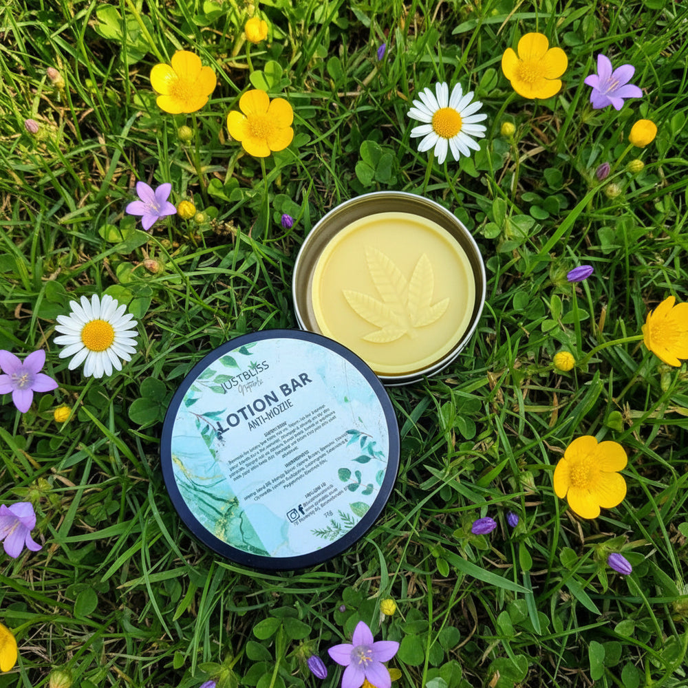 Moisturizing Lotion Bar – Plant-Based, Solid Relief for Dry Skin - JUSTBLiSS Naturals