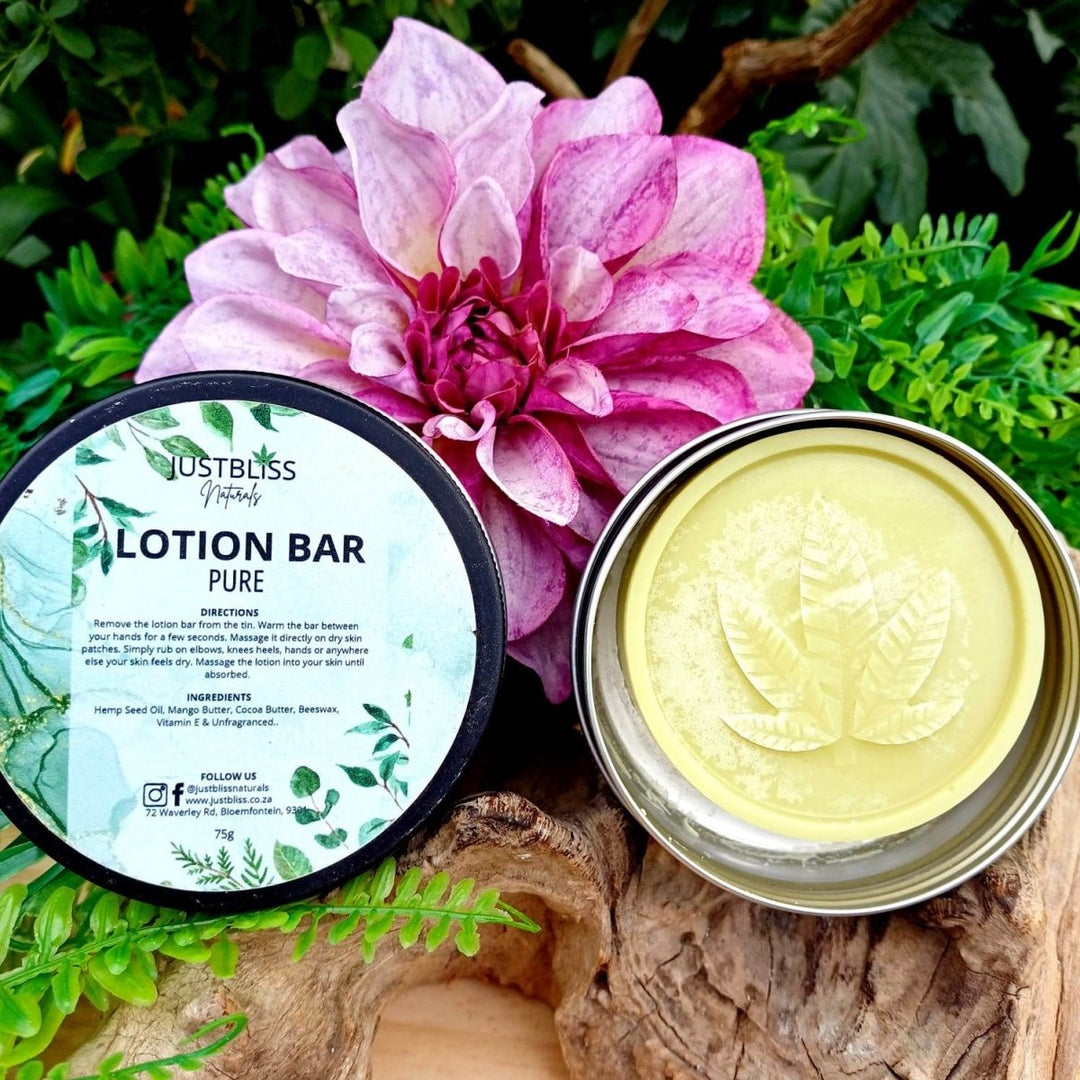 Moisturizing Lotion Bar – Plant-Based, Solid Relief for Dry Skin - JUSTBLiSS Naturals