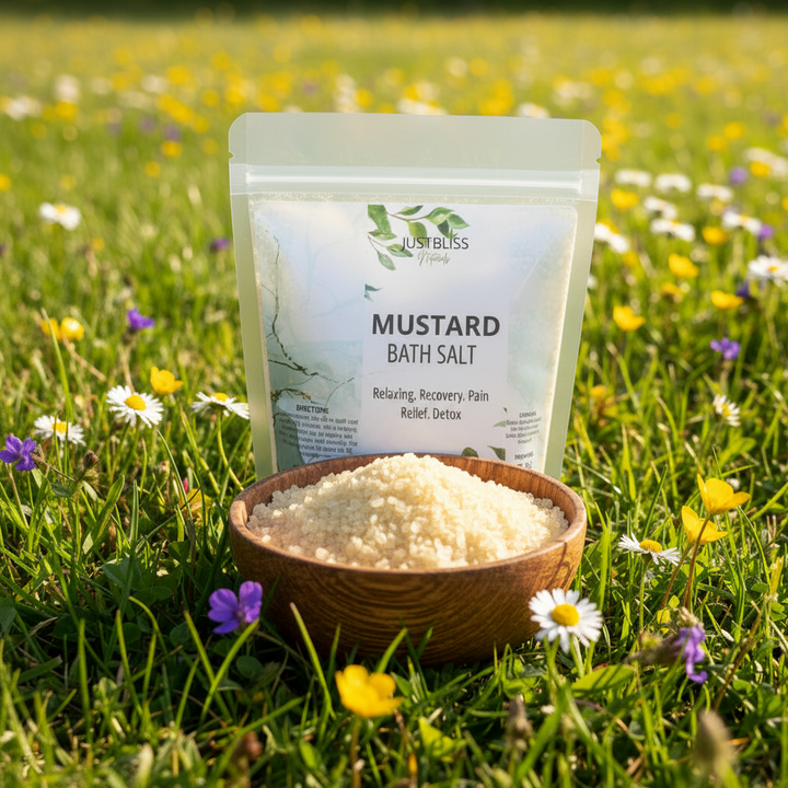 Mustard Bath Salts – Warming Botanical Detox Soak