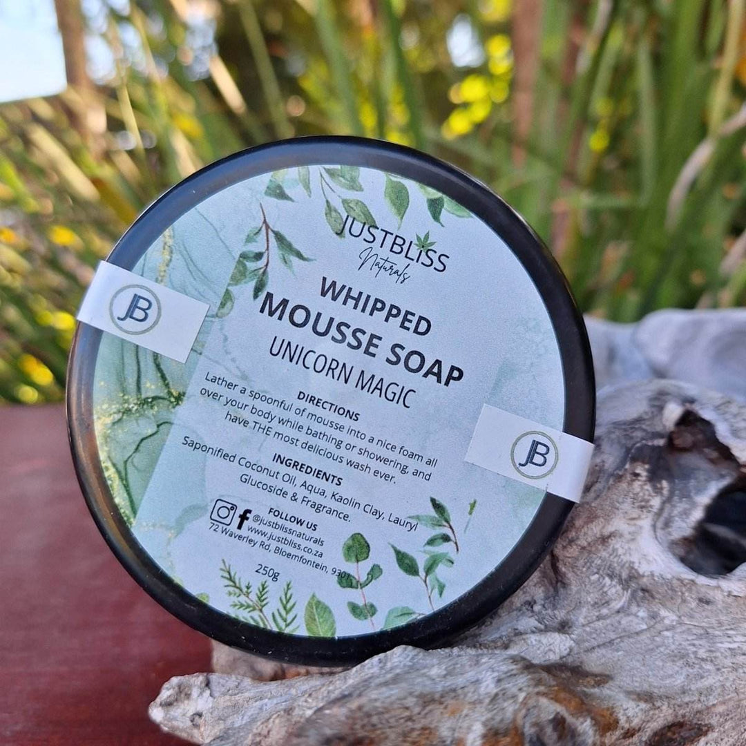 Natural Bath &amp; Shower Mousse – Silky Plant-Based Foam Cleanser - JUSTBLiSS Naturals