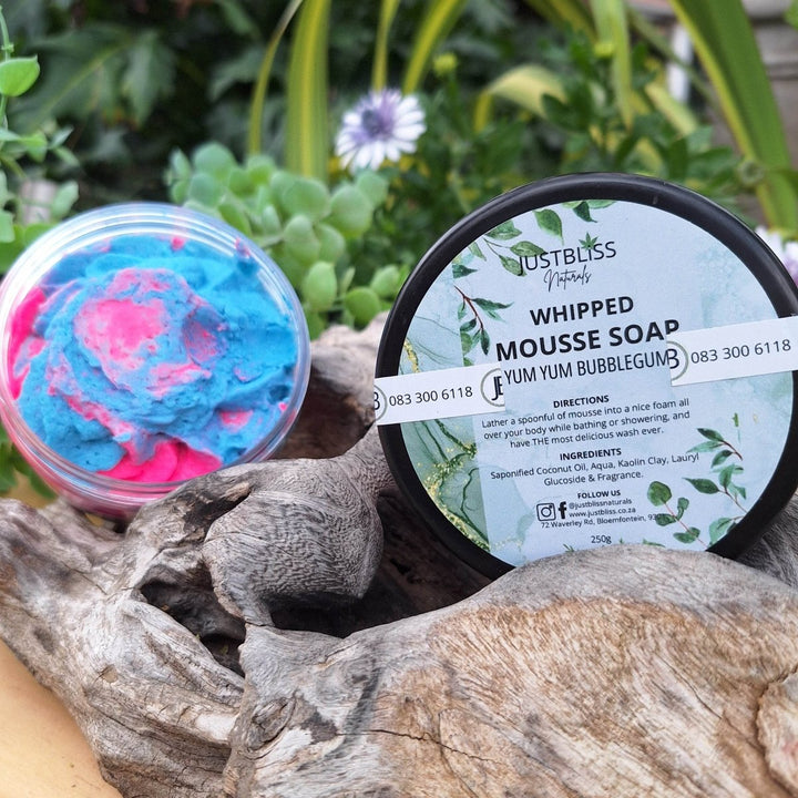 Natural Bath &amp; Shower Mousse – Silky Plant-Based Foam Cleanser - JUSTBLiSS Naturals