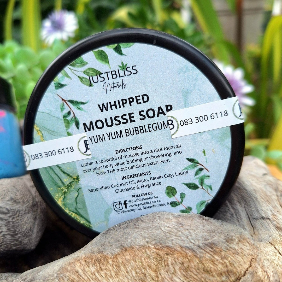 Natural Bath &amp; Shower Mousse – Silky Plant-Based Foam Cleanser - JUSTBLiSS Naturals