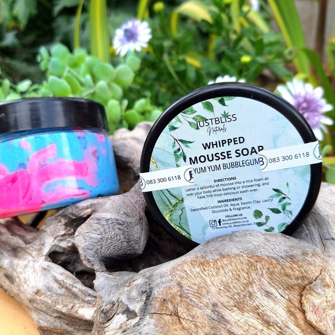 Natural Bath &amp; Shower Mousse – Silky Plant-Based Foam Cleanser - JUSTBLiSS Naturals
