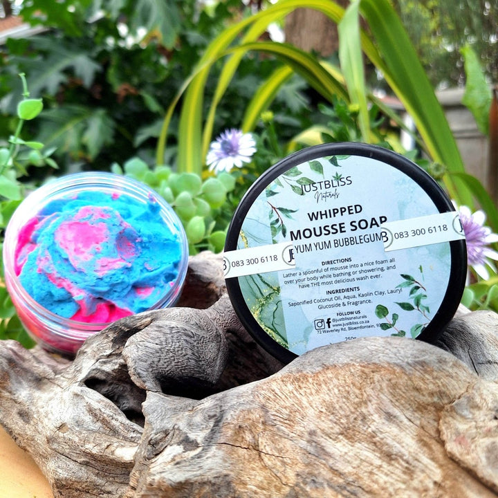 Natural Bath &amp; Shower Mousse – Silky Plant-Based Foam Cleanser - JUSTBLiSS Naturals