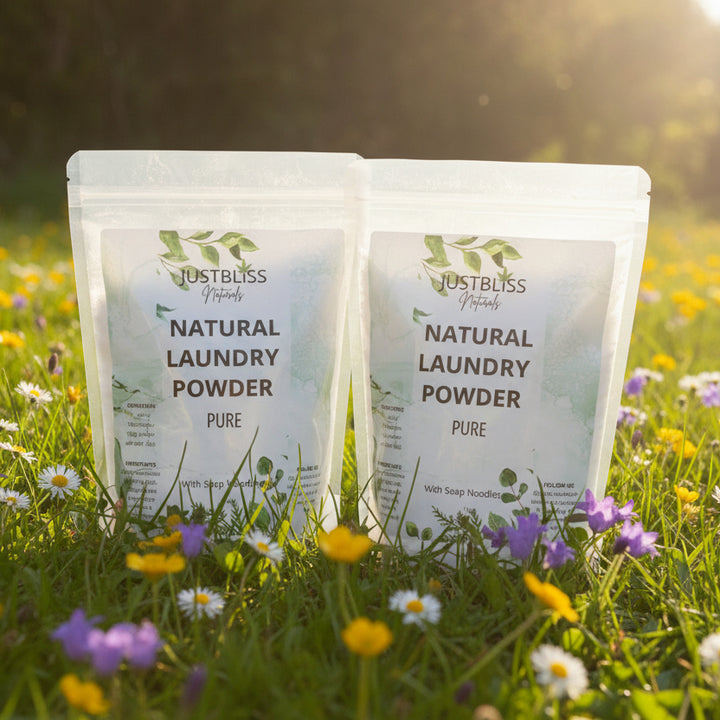 Natural Laundry Powder – Plant-Based, Hypoallergenic &amp; Eco-Friendly Clean - JUSTBLiSS Naturals