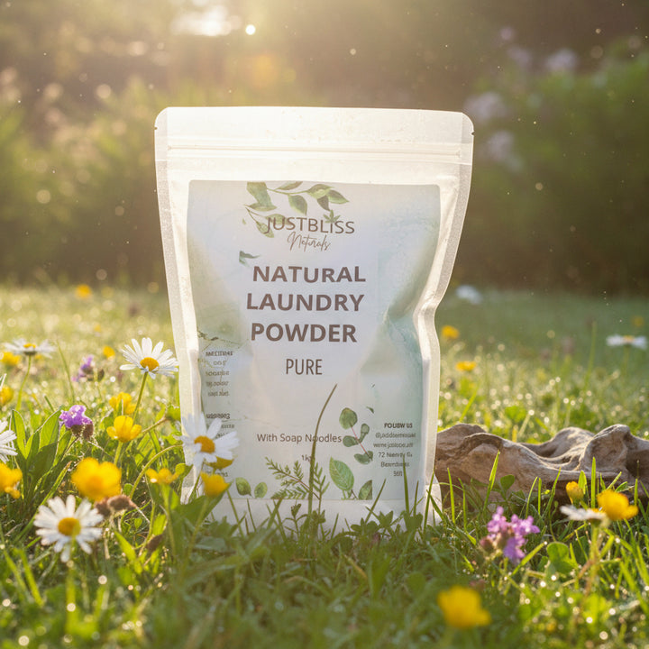 Natural Laundry Powder – Plant-Based, Hypoallergenic &amp; Eco-Friendly Clean - JUSTBLiSS Naturals
