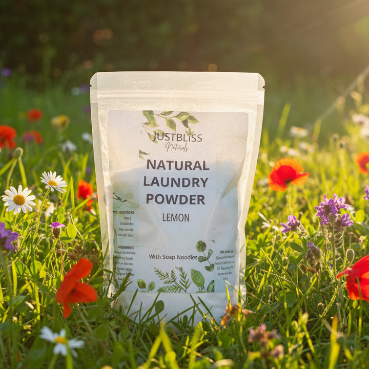 Natural Laundry Powder – Plant-Based, Hypoallergenic &amp; Eco-Friendly Clean - JUSTBLiSS Naturals