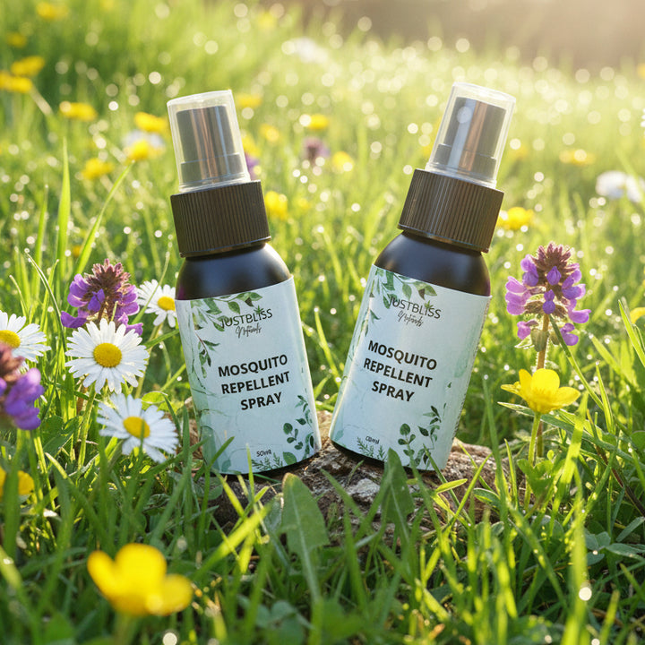 Natural Mosquito Repellent Spray – DEET-Free Plant-Based Protection - JUSTBLiSS Naturals