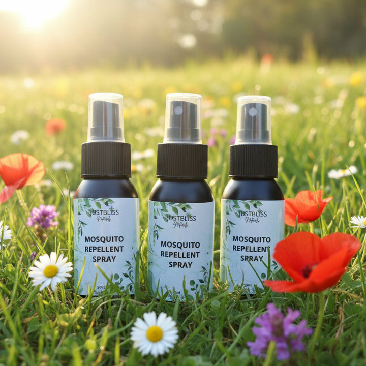 Natural Mosquito Repellent Spray – DEET-Free Plant-Based Protection - JUSTBLiSS Naturals