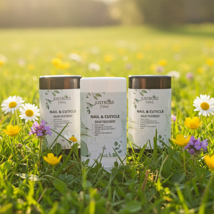 Natural Nail &amp; Cuticle Balm – Plant-Based Nourishment for Healthy Hands - JUSTBLiSS Naturals