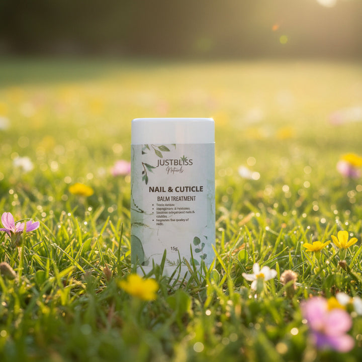 Natural Nail &amp; Cuticle Balm – Plant-Based Nourishment for Healthy Hands - JUSTBLiSS Naturals