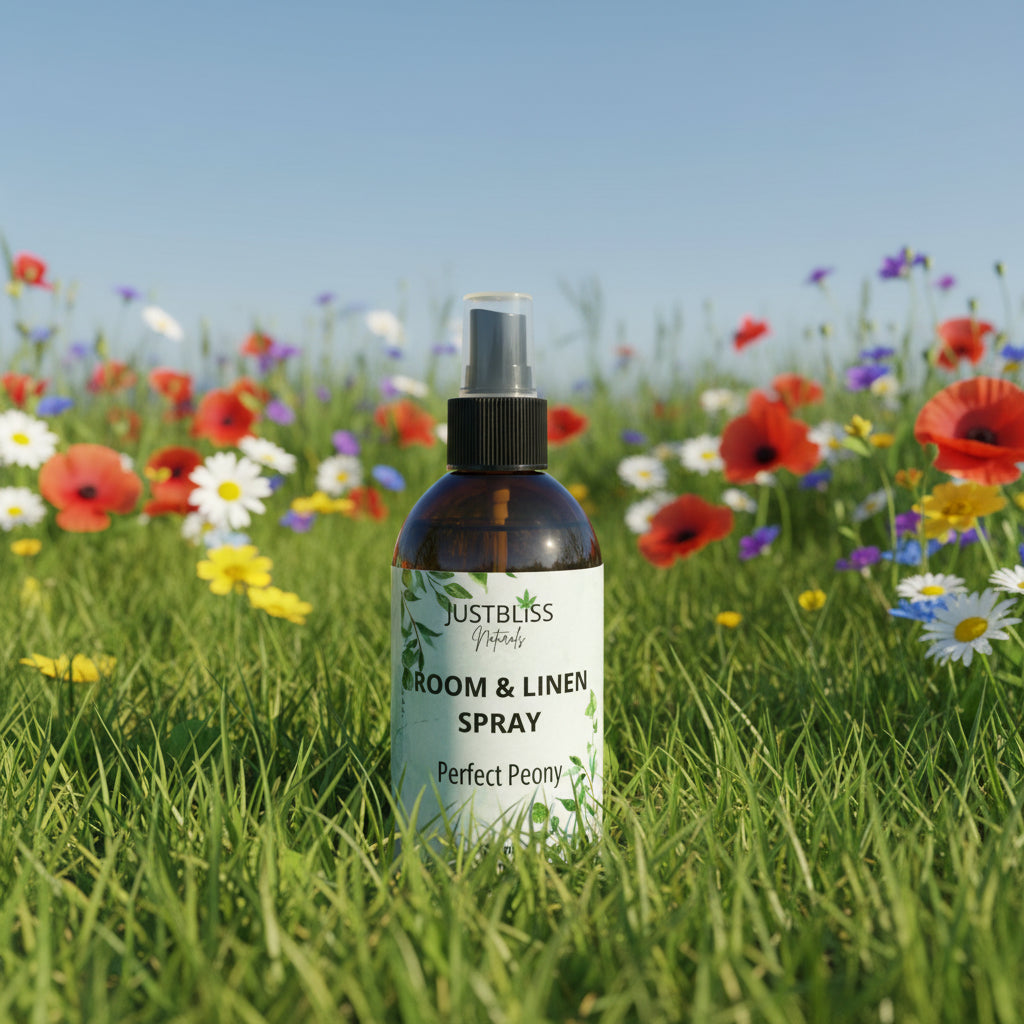 Natural Room &amp; Linen Spray – Plant-Based Aromatherapy Mist - JUSTBLiSS Naturals