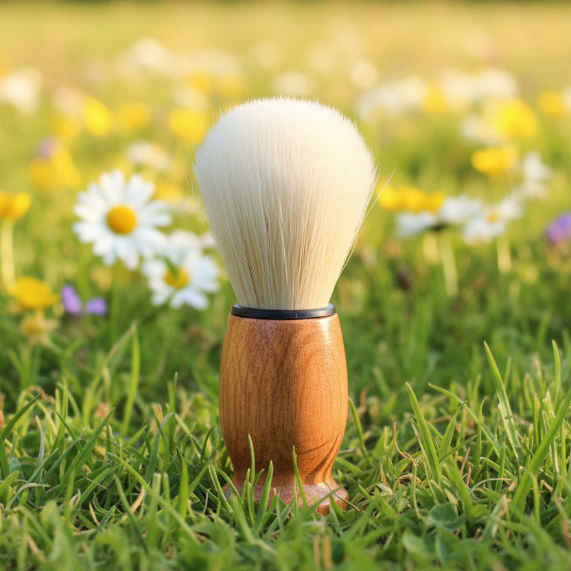Natural Shaving Brush – Eco-Friendly, Gentle Exfoliation for Smooth Shaves - JUSTBLiSS Naturals