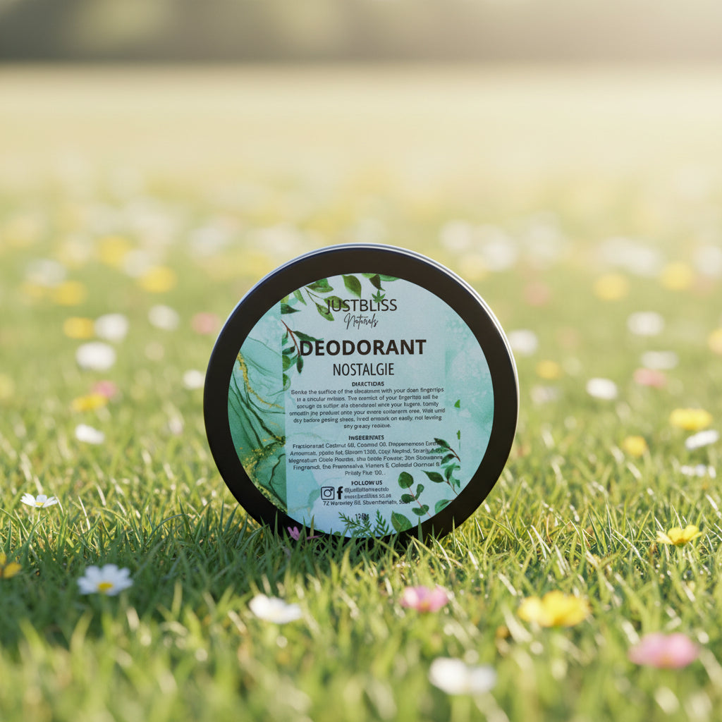 Aluminium - Free Natural Deodorant – Sensitive Skin, Plant - Based Freshness JUSTBLiSS Naturals
