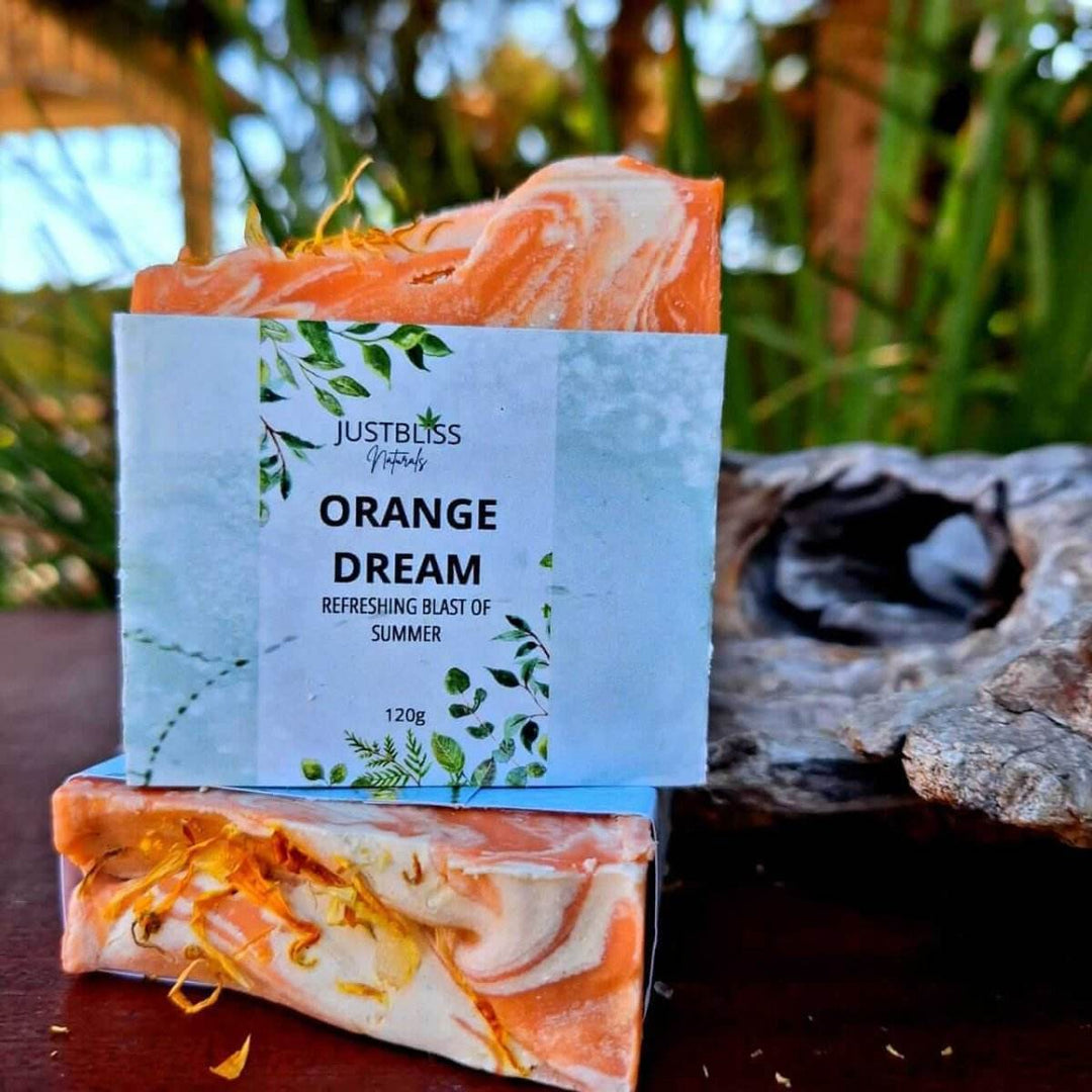 Orange Dream Natural Soap Bar – Vegan Citrus Cleanser for Radiance - JUSTBLiSS Naturals