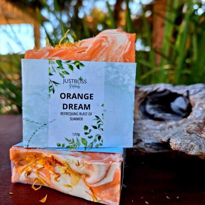 Orange Dream Natural Soap Bar – Vegan Citrus Cleanser for Radiance - JUSTBLiSS Naturals