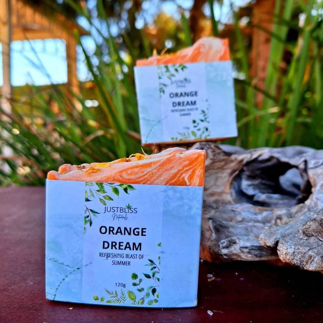 Orange Dream Natural Soap Bar – Vegan Citrus Cleanser for Radiance - JUSTBLiSS Naturals
