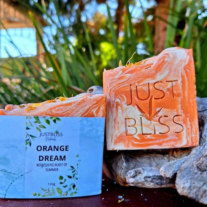 Orange Dream Natural Soap Bar – Vegan Citrus Cleanser for Radiance - JUSTBLiSS Naturals
