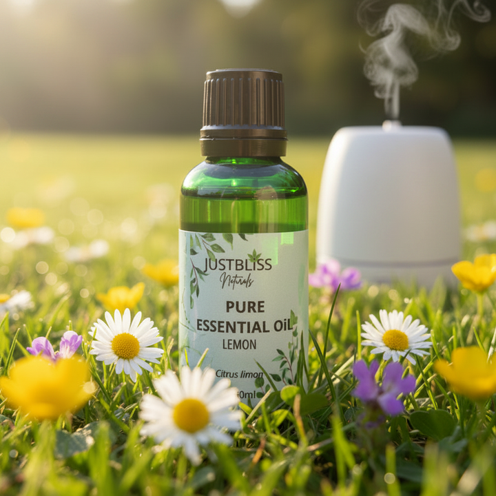 Organic Lemon Essential Oil – Pure Bright Citrus Aroma