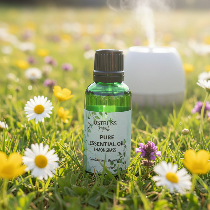 Organic Lemongrass Essential Oil – Pure Fresh Citrus Aroma