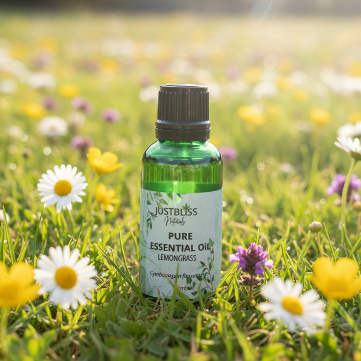 Organic Lemongrass Essential Oil – Uplifting, Purifying &amp; Eco-Friendly - JUSTBLiSS Naturals