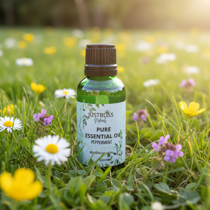 Organic Peppermint Essential Oil – Pure, Invigorating &amp; Eco-Friendly - JUSTBLiSS Naturals