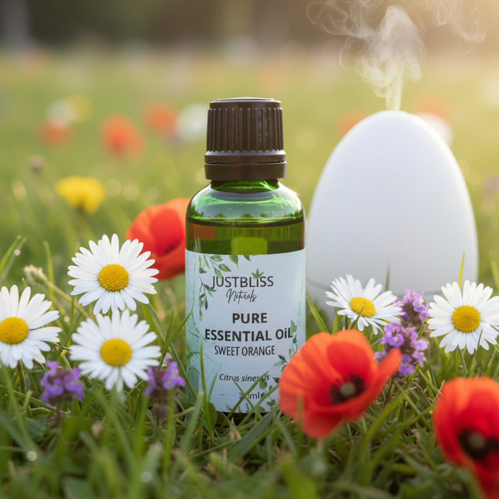 Organic Sweet Orange Essential Oil – Pure Bright Citrus Aroma