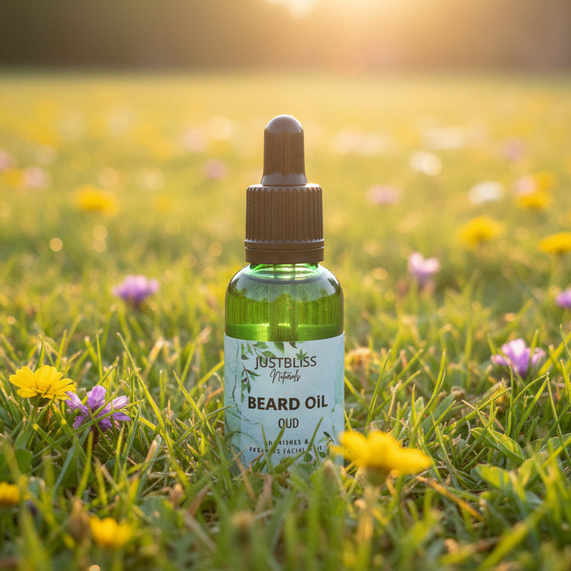 Oud Beard Oil – Nourishing, All-Natural Care for Soft, Healthy Beards - JUSTBLiSS Naturals