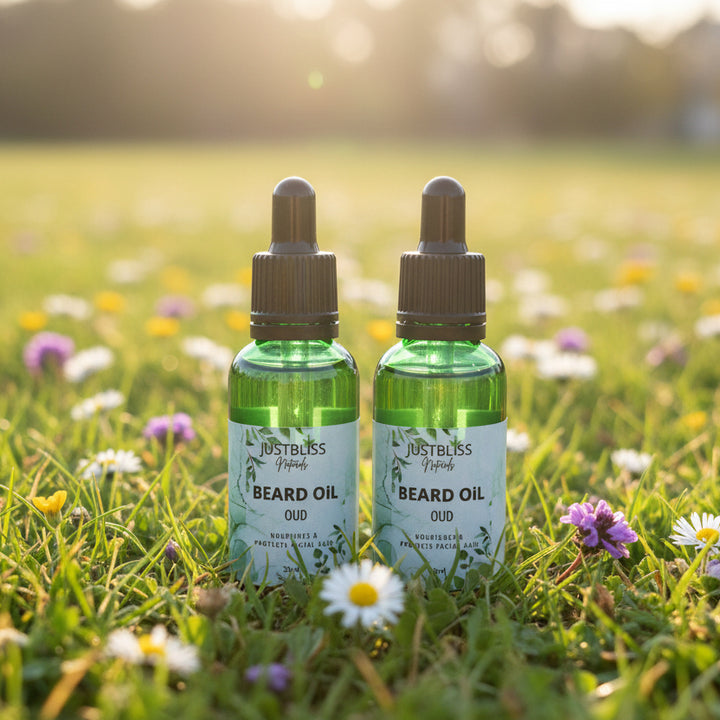 Oud Beard Oil – Nourishing, All-Natural Care for Soft, Healthy Beards - JUSTBLiSS Naturals