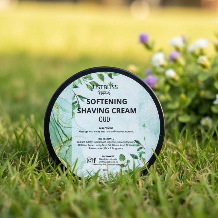 Soften Shaving Cream – Natural, Plant-Based Formula for Smooth Skin 100g - JUSTBLiSS Naturals