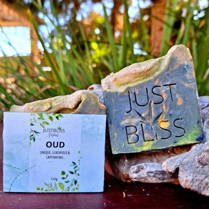Oud Luxury Soap Bar – Silky Plant-Based Moisture &amp; Spa Indulgence - JUSTBLiSS Naturals