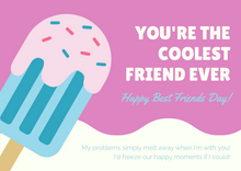 Load image into Gallery viewer, JUSTBLISS GREETING CARD: Friendship
