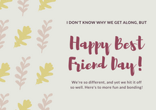 Load image into Gallery viewer, JUSTBLISS GREETING CARD: Friendship
