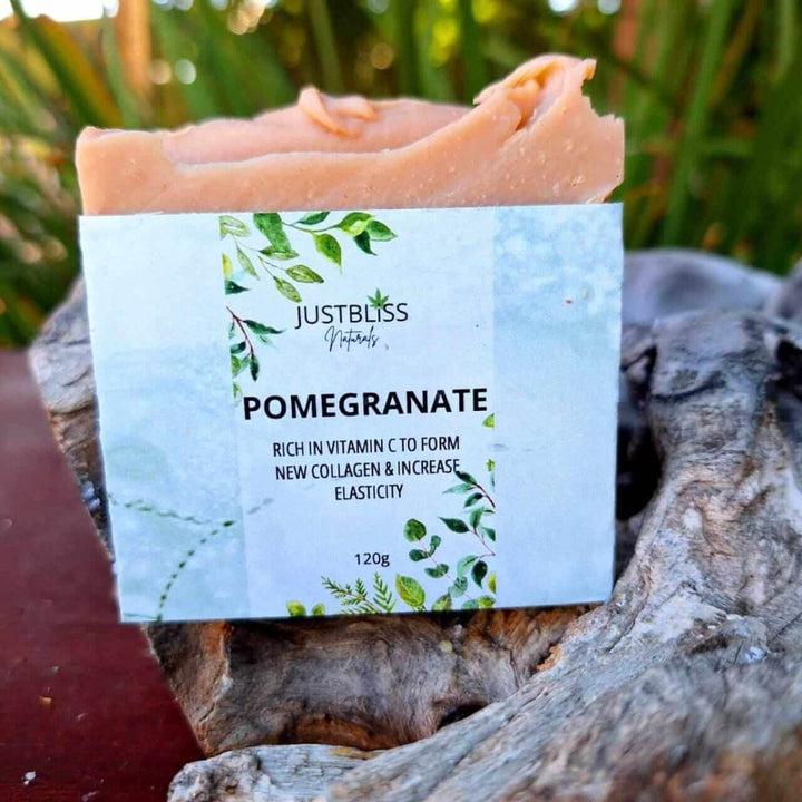 Pomegranate Soap Bar for Sensitive Skin – Vegan, Antioxidant &amp; Moisturizing - JUSTBLiSS Naturals