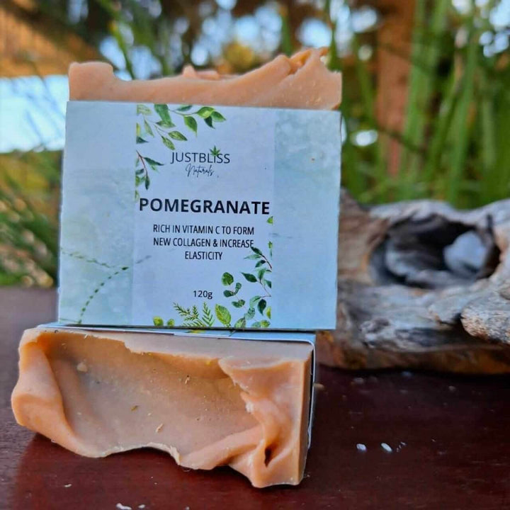 Pomegranate Soap Bar for Sensitive Skin – Vegan, Antioxidant &amp; Moisturizing - JUSTBLiSS Naturals