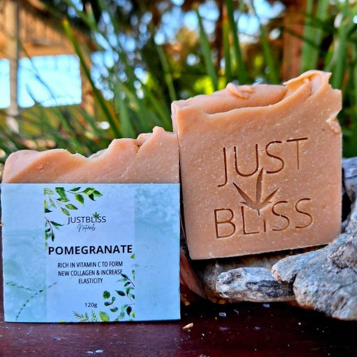 Pomegranate Soap Bar for Sensitive Skin – Vegan, Antioxidant &amp; Moisturizing - JUSTBLiSS Naturals