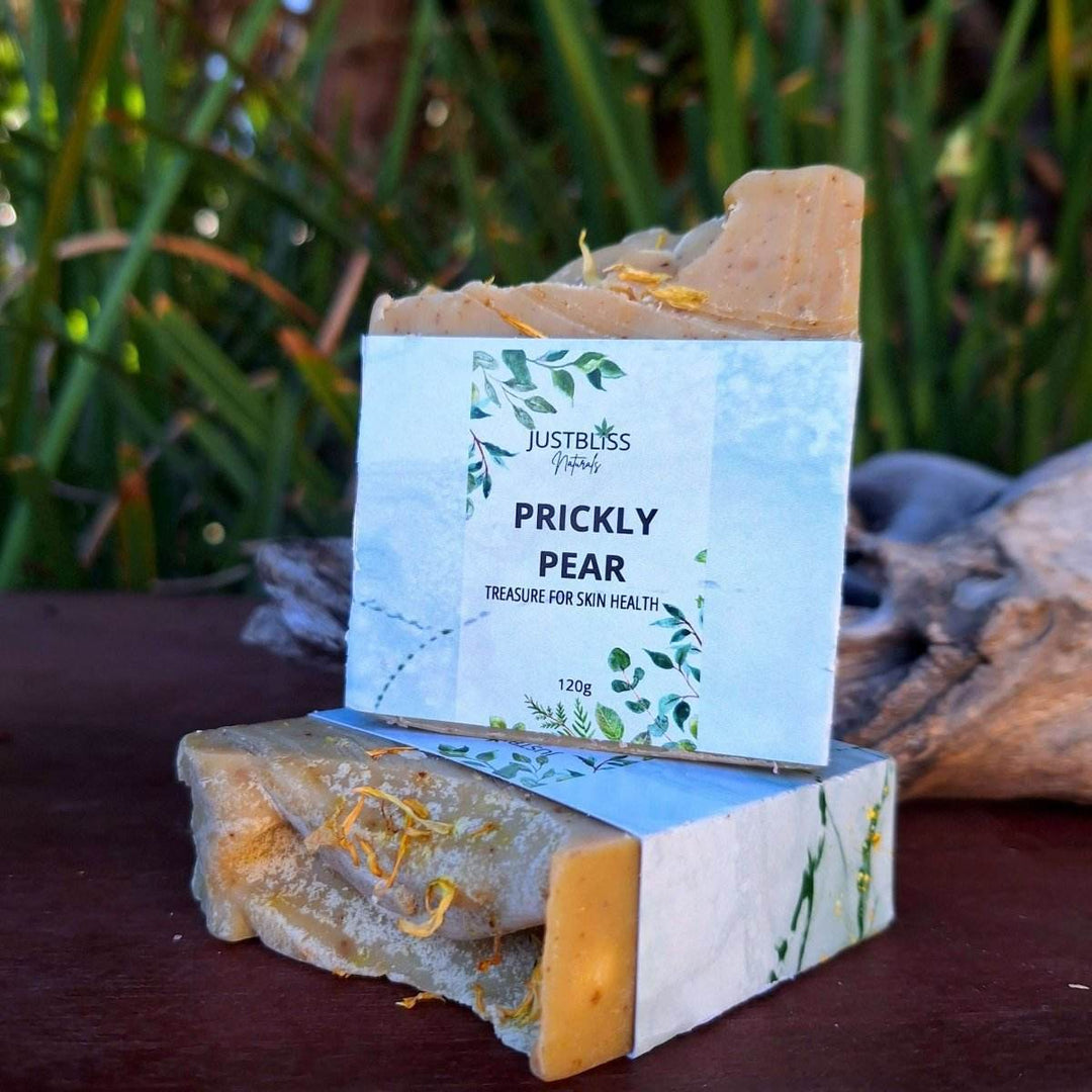 Prickly Pear Natural Soap Bar – Vegan, Detoxifying, Handcrafted Cleanse - JUSTBLiSS Naturals