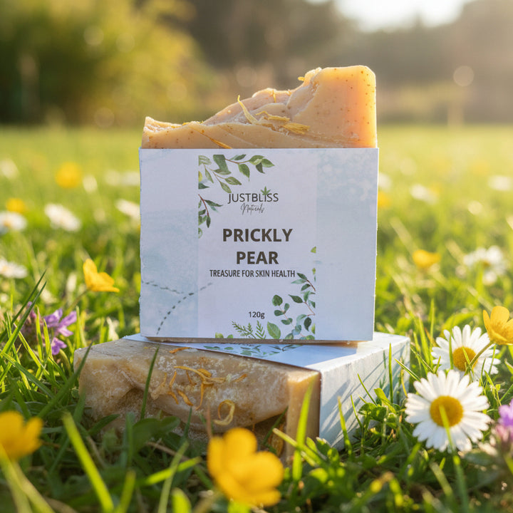 Prickly Pear Natural Soap Bar – Vegan, Detoxifying, Handcrafted Cleanse - JUSTBLiSS Naturals