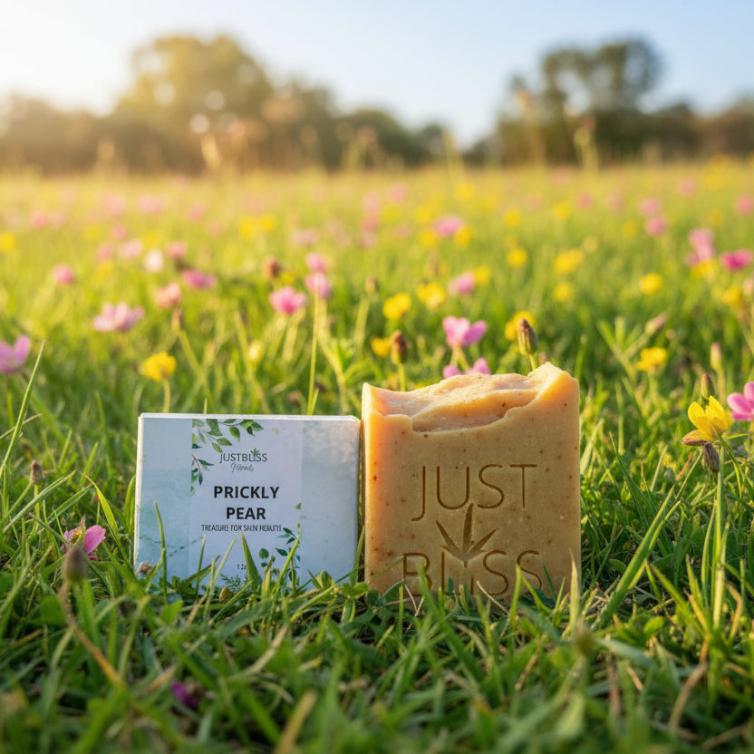 Prickly Pear Natural Soap Bar – Vegan, Detoxifying, Handcrafted Cleanse - JUSTBLiSS Naturals