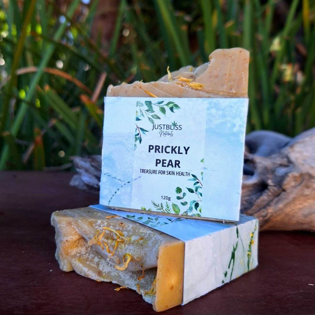 Prickly Pear Skincare Bundle – Soap &amp; Pure Oil for Radiant Skin - JUSTBLiSS Naturals