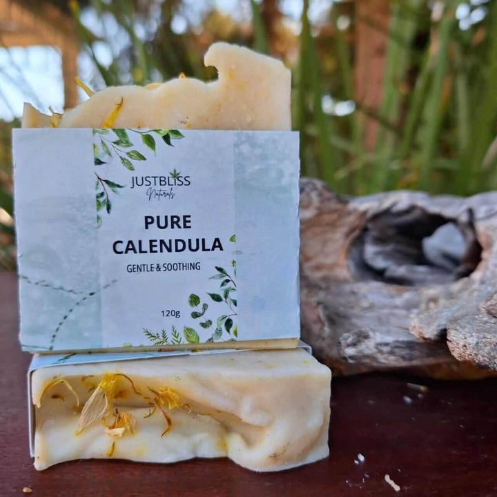 Pure Calendula Soap Bar – Unscented Vegan Relief for Sensitive Skin - JUSTBLiSS Naturals