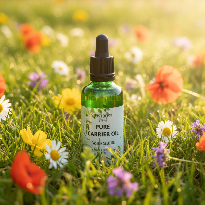 Pure Castor Oil – Cold-Pressed, Hexane-Free Multi-Purpose Beauty Care - JUSTBLiSS Naturals